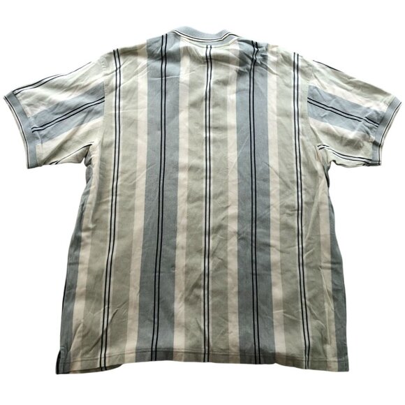 Trader Bay Mens Golf Polo Shirt Size 2XLT Short Sleeve Striped Casual Atheleisur - Picture 2 of 9